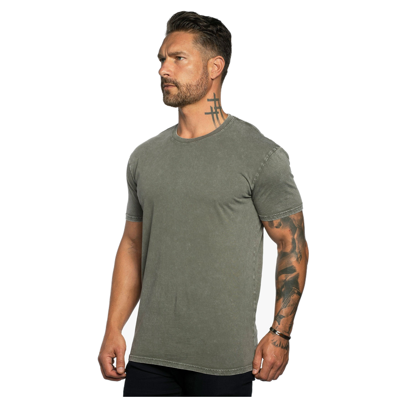 Stone Wash Relaxed Crew
