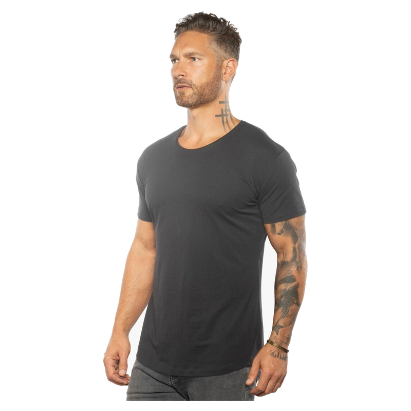 Silas Raw Neck Slim Fit Tee