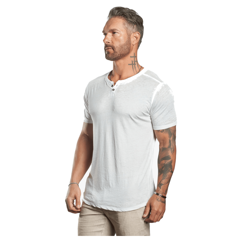 SS Burnout Lightweight Slim Fit Henley